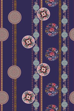 民族风印花华亿平台图片