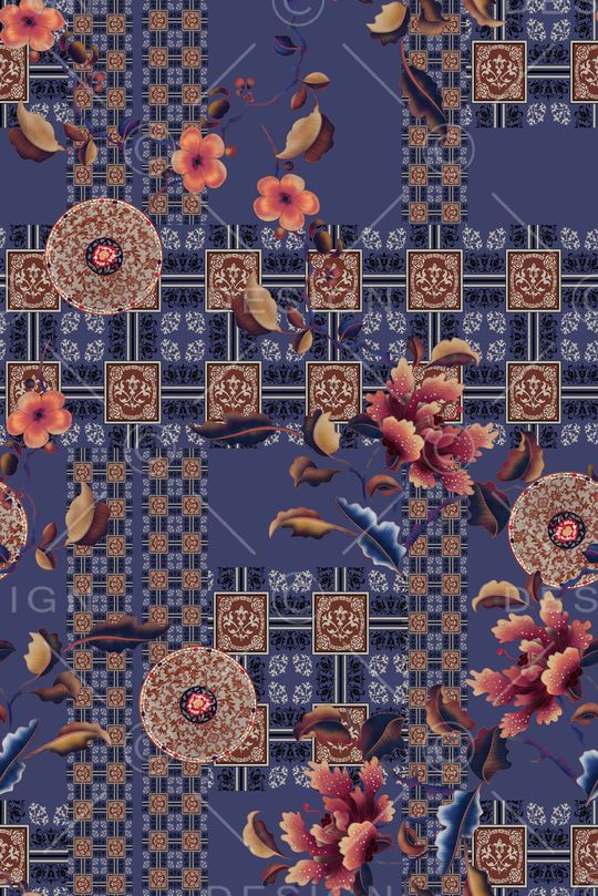 几何印花华亿平台图片