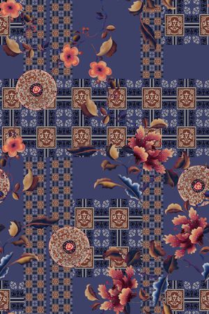 几何印花华亿平台图片