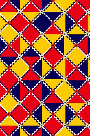 几何印花华亿平台图片