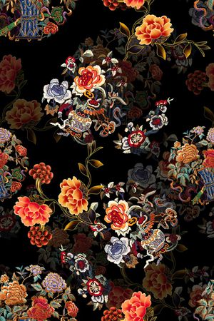 时尚印花华亿平台图片