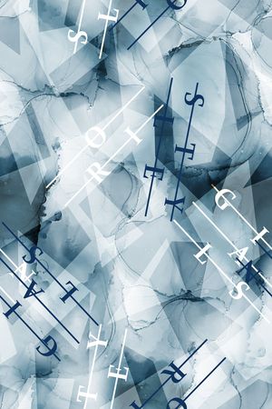 几何印花华亿平台图片