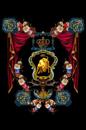 定位花印花华亿平台图片