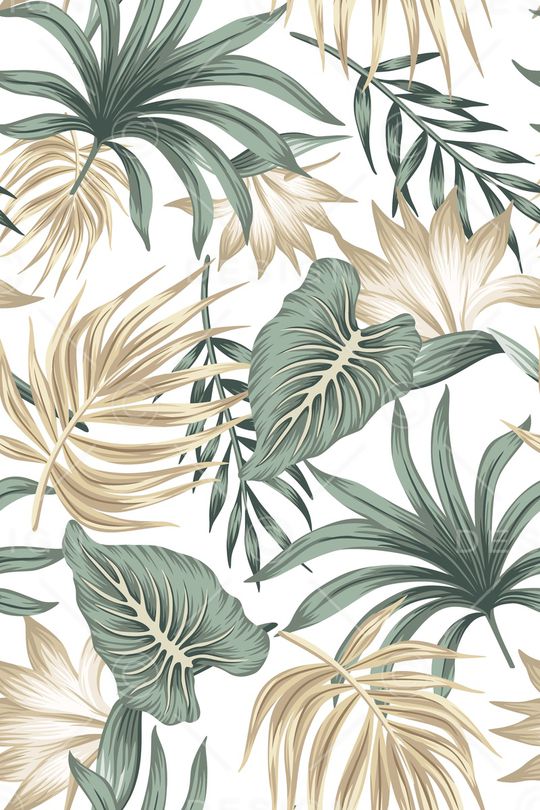 绿植树叶印花华亿平台图片