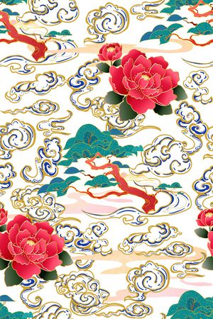 祥云印花华亿平台图片