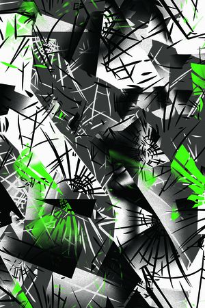 几何印花华亿平台图片