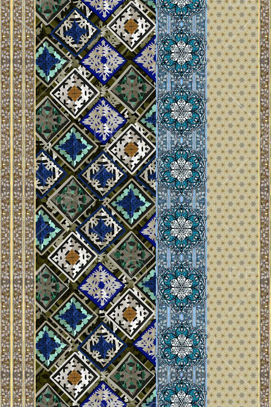 复古印花华亿平台图片