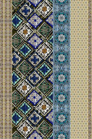 复古印花华亿平台图片