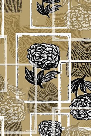 格子印花华亿平台图片