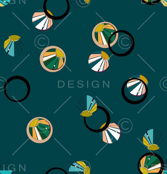 连衣裙印花华亿平台图片