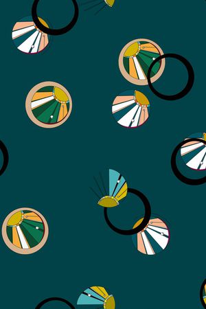 连衣裙印花华亿平台图片