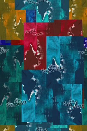 简约印花华亿平台图片