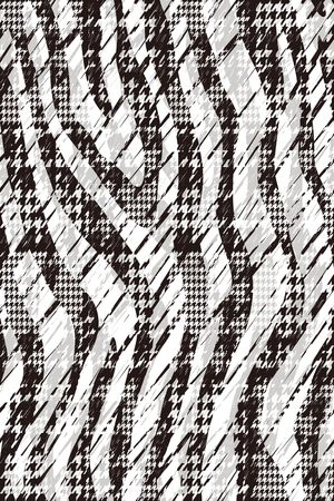 千鸟格印花华亿平台图片