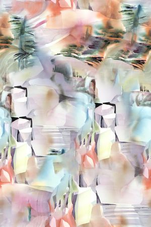 几何印花华亿平台图片