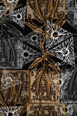 几何印花华亿平台图片