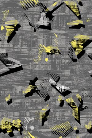 几何印花华亿平台图片