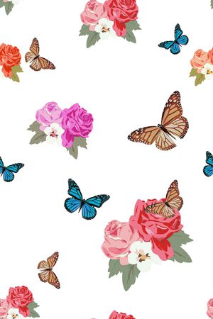 鲜花印花华亿平台图片