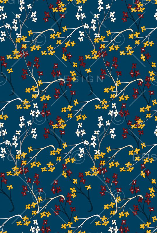 连衣裙印花华亿平台图片