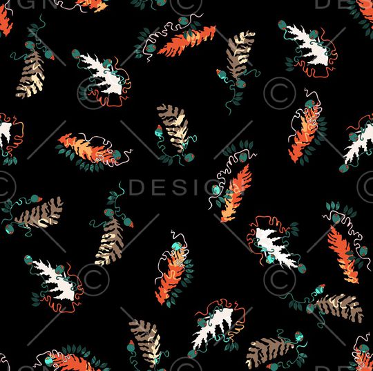 连衣裙印花华亿平台图片