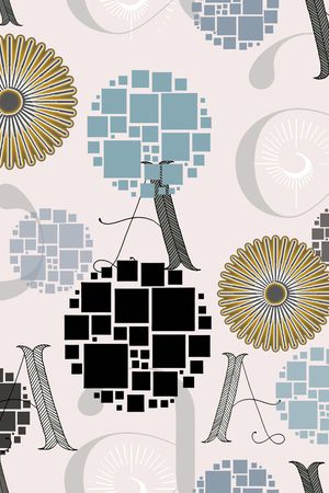 几何印花华亿平台图片