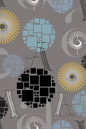 几何印花华亿平台图片