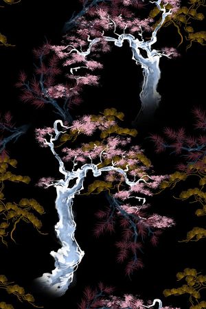 连衣裙印花华亿平台图片