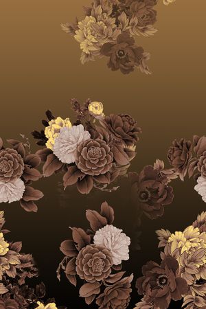 连衣裙印花华亿平台图片