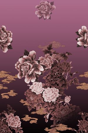 连衣裙印花华亿平台图片