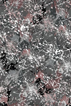 抽象男装印花华亿平台图片