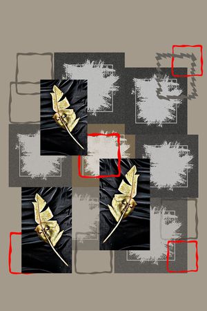 几何印花华亿平台图片