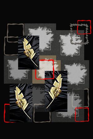 几何印花华亿平台图片