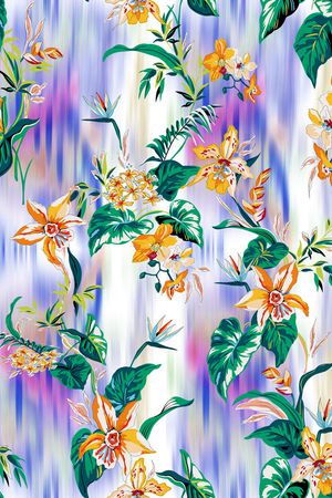 绿植树叶印花华亿平台图片