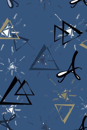 几何印花华亿平台图片