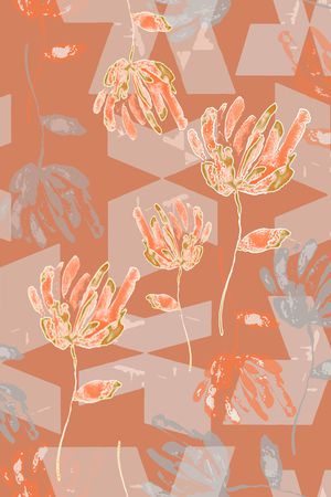 几何印花华亿平台图片