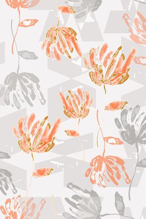 几何印花华亿平台图片