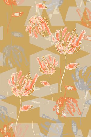 几何印花华亿平台图片