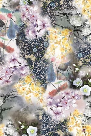 旗袍印花华亿平台图片