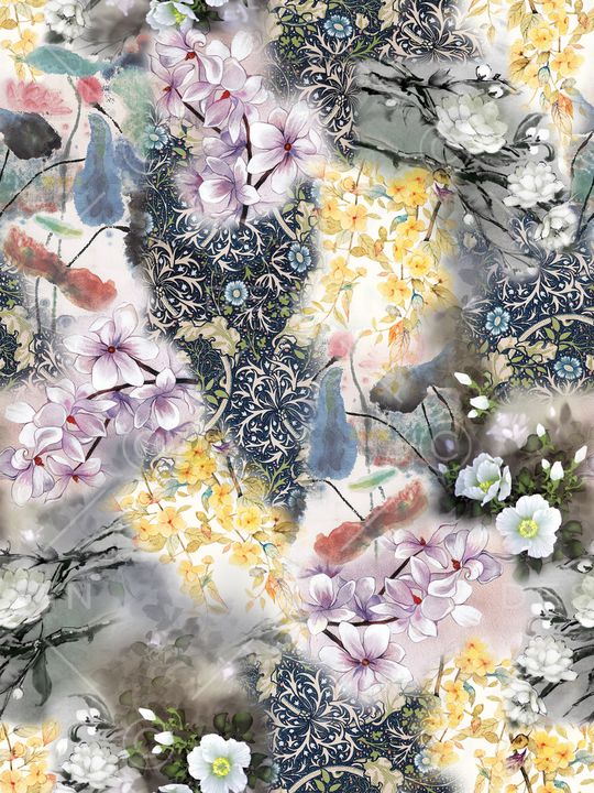 旗袍印花华亿平台图片