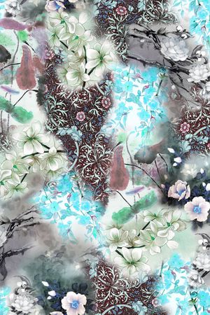 旗袍印花华亿平台图片