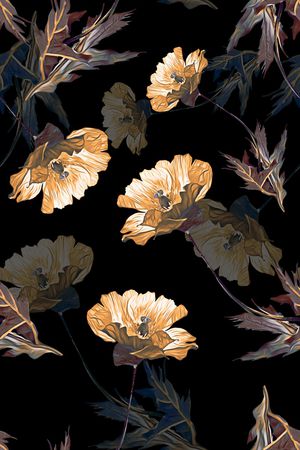 绿植树叶印花华亿平台图片