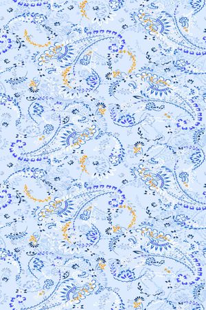 佩斯利印花华亿平台图片