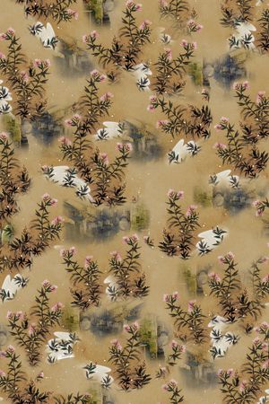 旗袍印花华亿平台图片