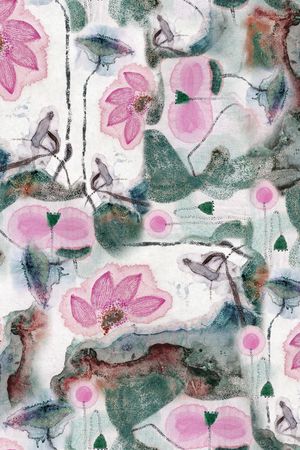 旗袍印花华亿平台图片