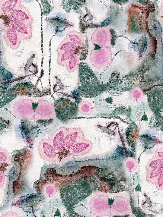 旗袍印花华亿平台图片