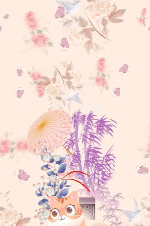 旗袍印花华亿平台图片