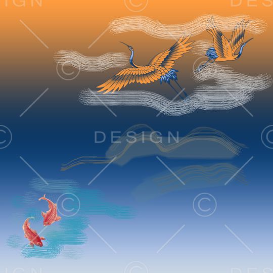 渐变印花华亿平台图片