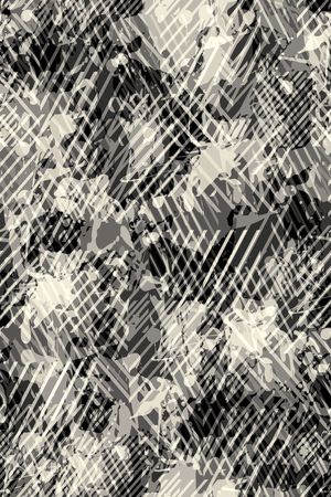 抽象男装印花华亿平台图片