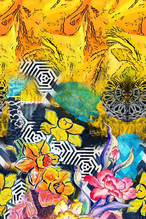 定位花印花华亿平台图片