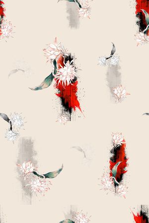 旗袍印花华亿平台图片