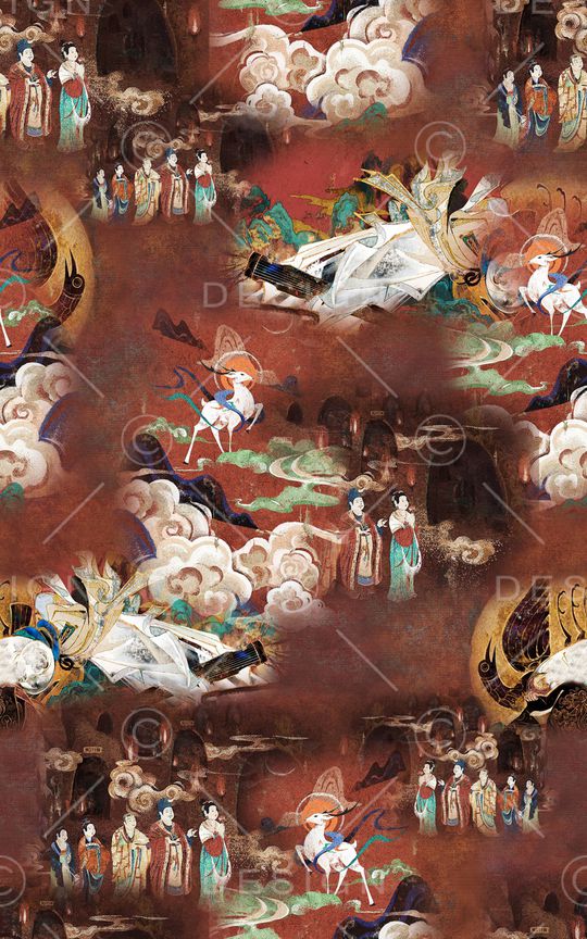 肌理印花华亿平台图片